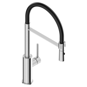 Miscelatore cucina Canna tonda in acciaio inox 316L T13107S