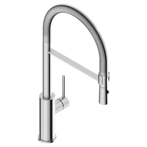 Miscelatore cucina Canna tonda in acciaio inox T13223S