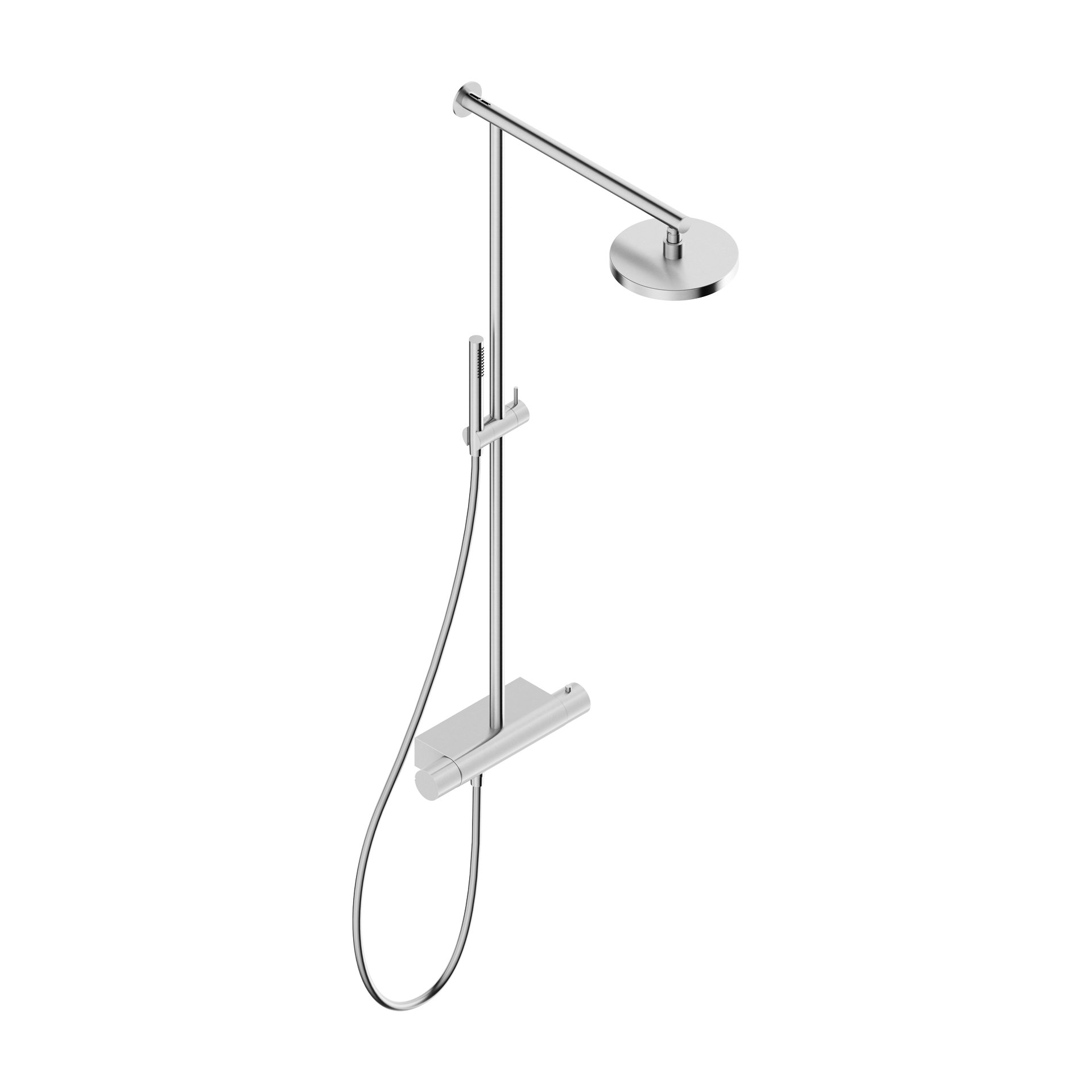 Colonna doccia termostatica con deviatore rotativo in acciaio inox T64134S