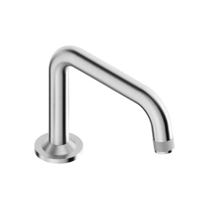 Bocca di erogazione da piano bassa Ø22mm in acciaio inox 316L T84181S