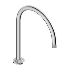Bocca di erogazione da piano ad arco Ø22mm in acciaio inox 316L T84190S