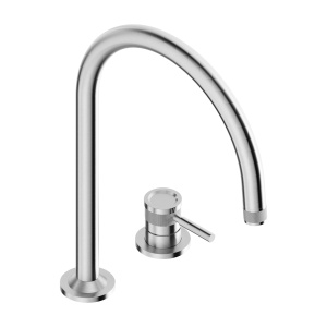 Miscelatore lavabo 2 fori Ø34mm con bocca ad arco T84193S