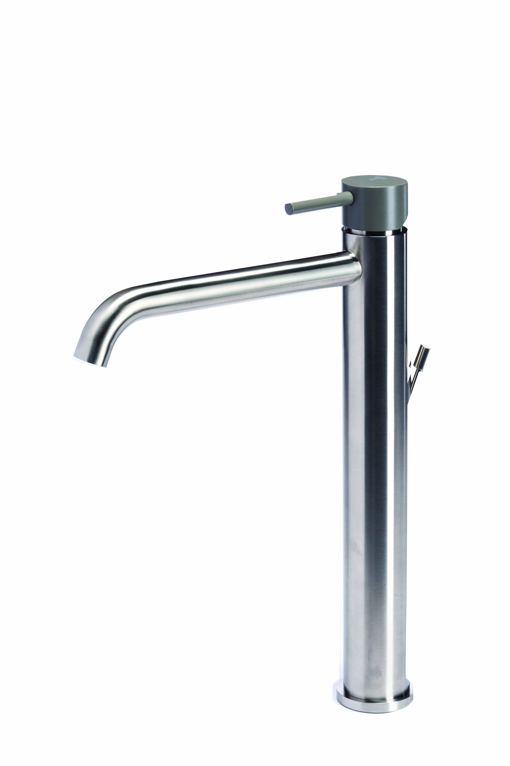 Miscelatore monocomando versione alta per lavabo da appoggio