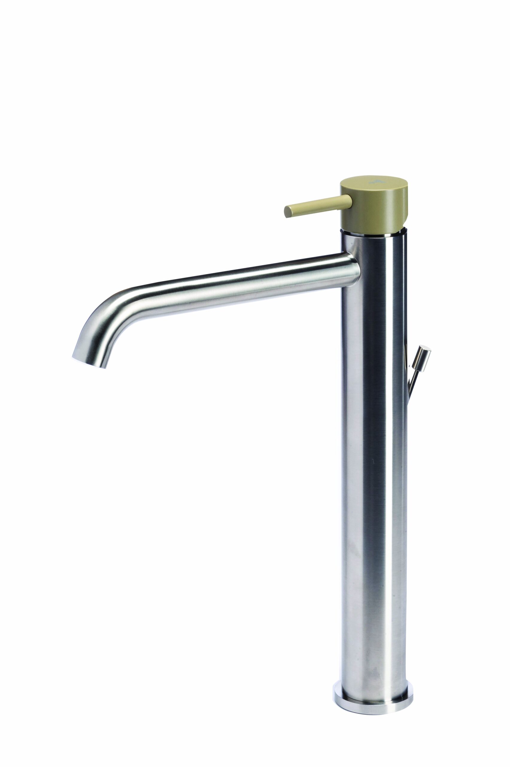 Miscelatore monocomando versione alta per lavabo da appoggio