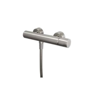 External single lever shower mixer in 316L stainless steel