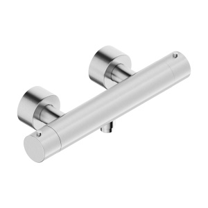 Miscelatore termostatico esterno doccia Ø45mm in acciaio inox satinato T34013S