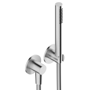 Set WC in acciaio inox satinato da design T54055S